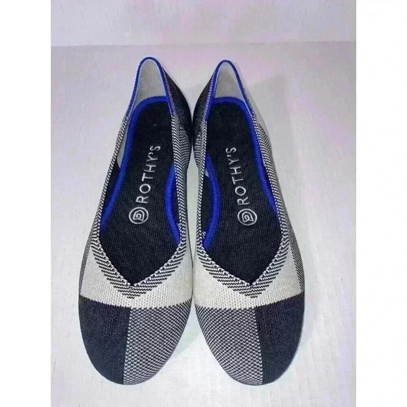 NEW Rothy's Captoe Black Flats New - Picture 4 of 8